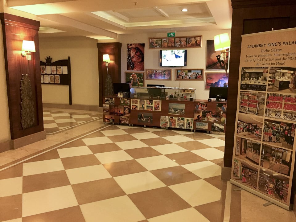 Der Stand der Hotelfotografen Aydinbey Kings Palace & Spa