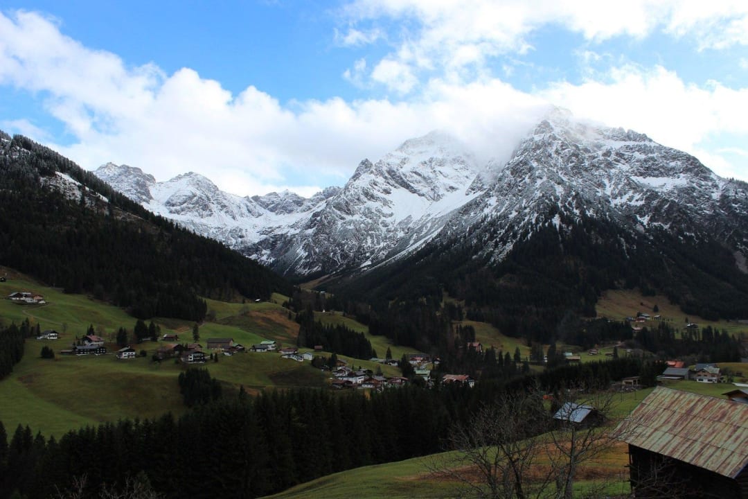 Der gewohnte Blick aus dem Fenster Haller´s Geniesserhotel