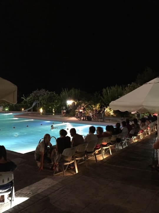 Pool by Night Irene Palace Beach Resort Club alltoura