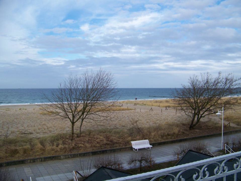 Blick vom Balkon Hotel Stolteraa