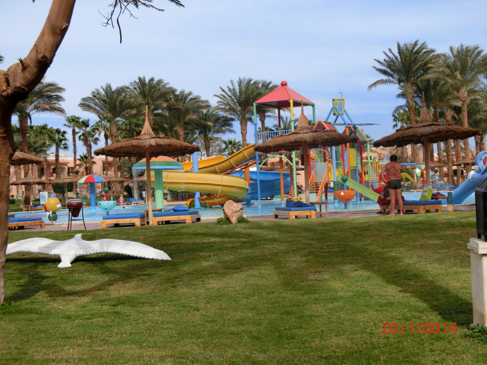 Die wunderschöne Kinder Poolanlage Beach Albatros Resort