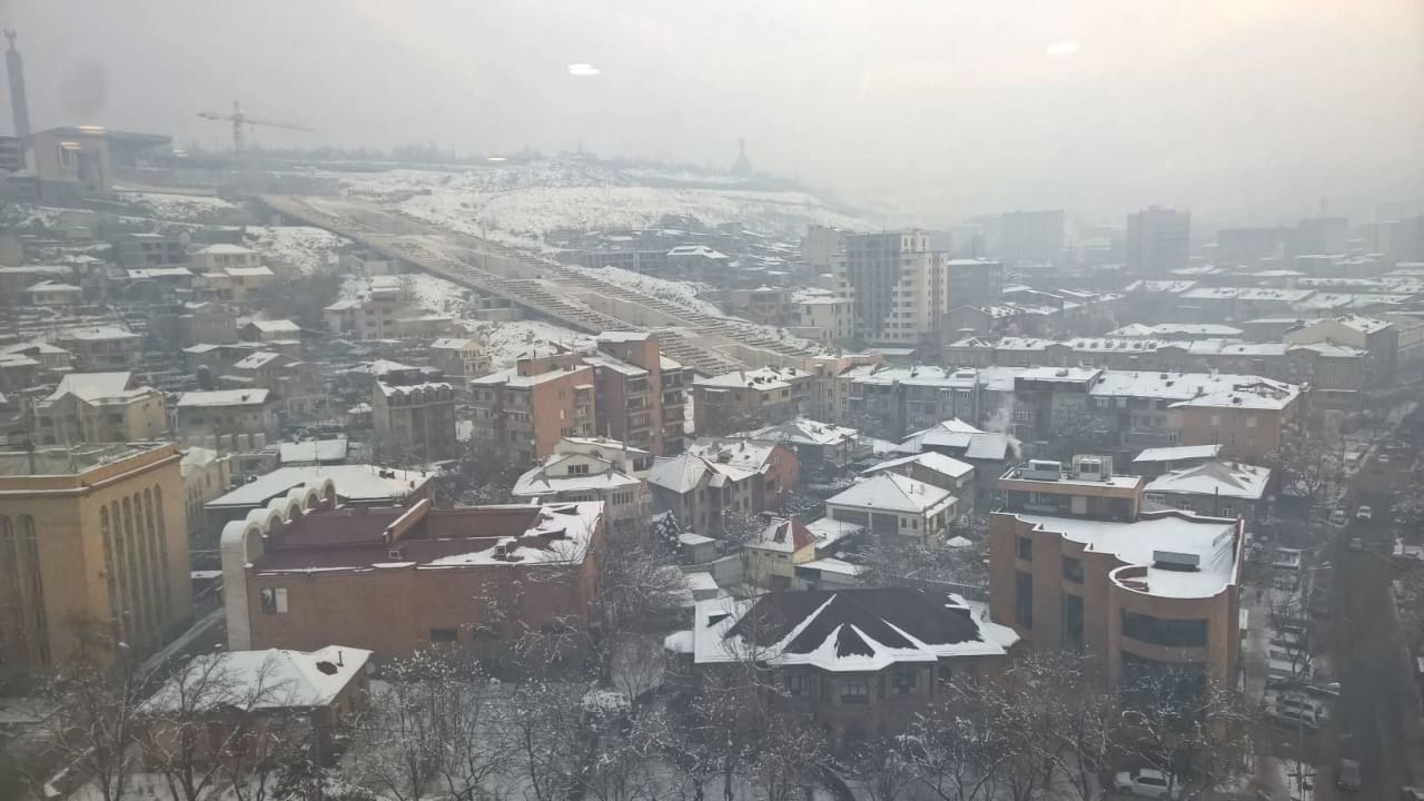 Ausblick vom Restaurant im 12Stock Opera Suite Hotel