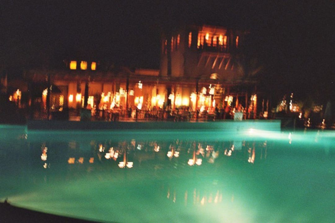 Hotelpool bei Nacht Jaz Makadina