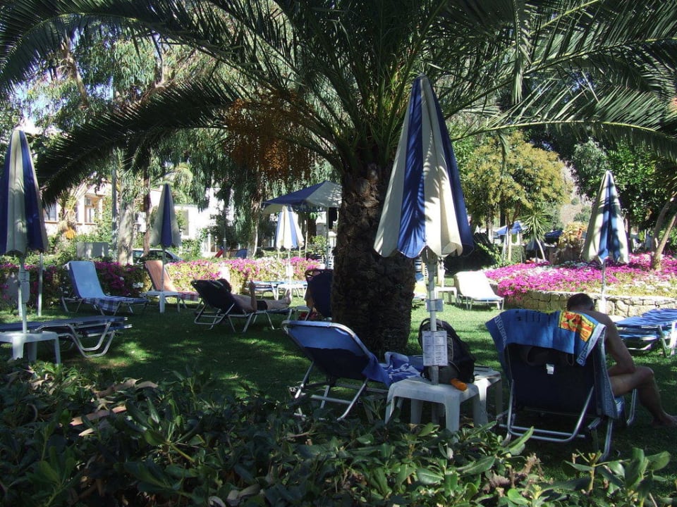 Bei 35 Grad erholsam Corissia Beach Hotel