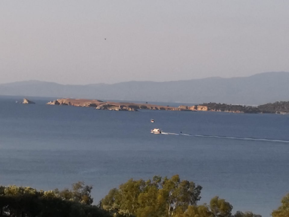 Ausblick Akrathos Beach Hotel