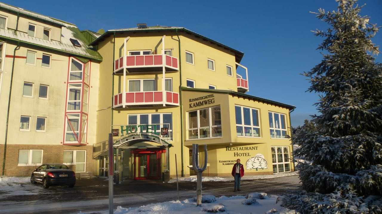 Bei diesem Wetter macht das Wandern Spaß Hotel Kammweg