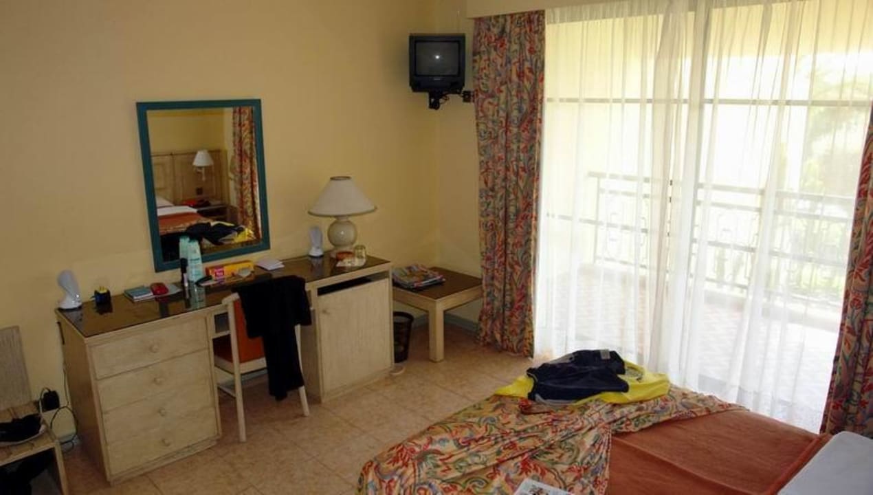 Eines der Zimmer, welches wir bewohnten Hotel Argana