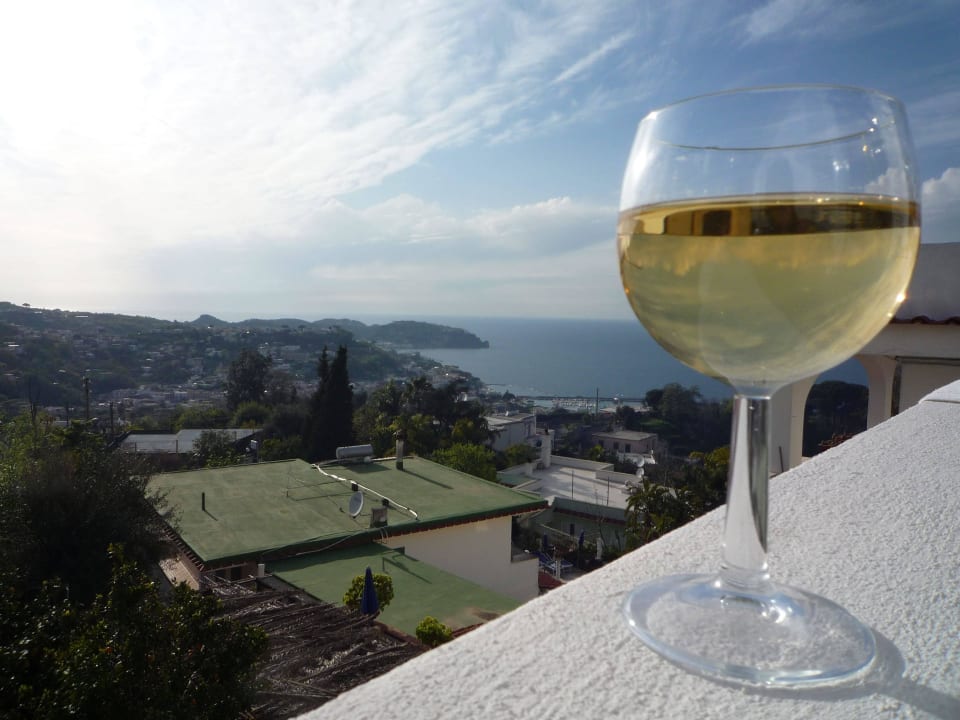 Blick vom Balkon in die Bucht Villa Fiorentina