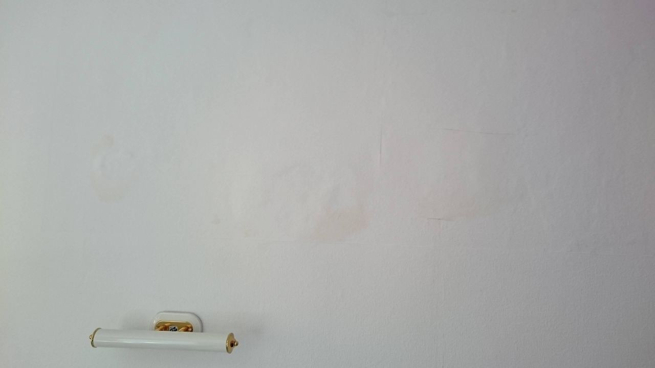 Wasserflecken an der Zimmerwand Conference Hotel Frankfurt