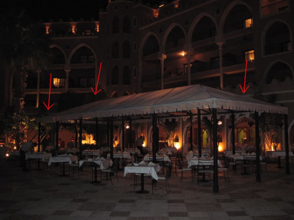 Ratten am Restaraunt Makadi Palace