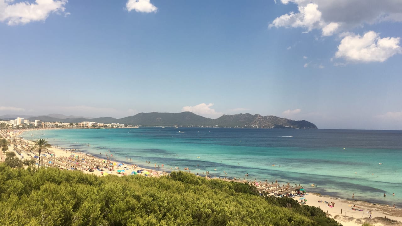 Ausblick Hipotels Bahía Cala Millor