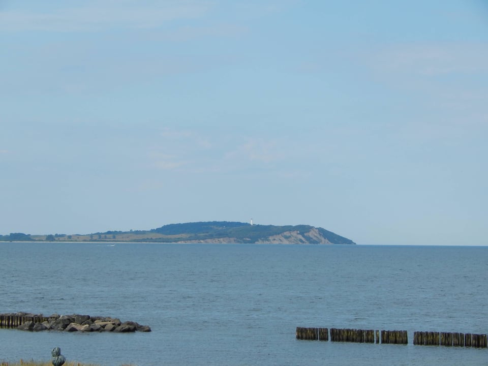 Blick auf die Insel Hiddensee Hotel Zur kleinen Meerjungfrau