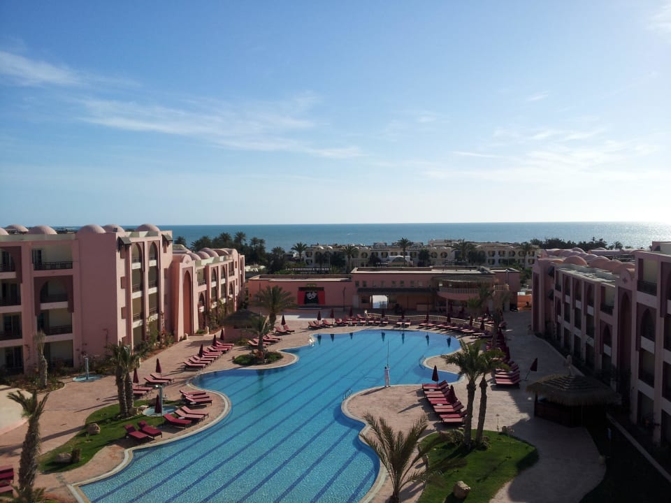 Ausblick von unserem Zimmer Lella Meriam Hotel & Club