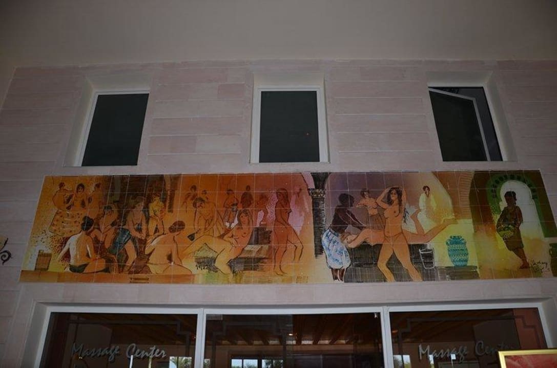 Mozaika nad salonem masażu Nour Palace Resort & Thalasso