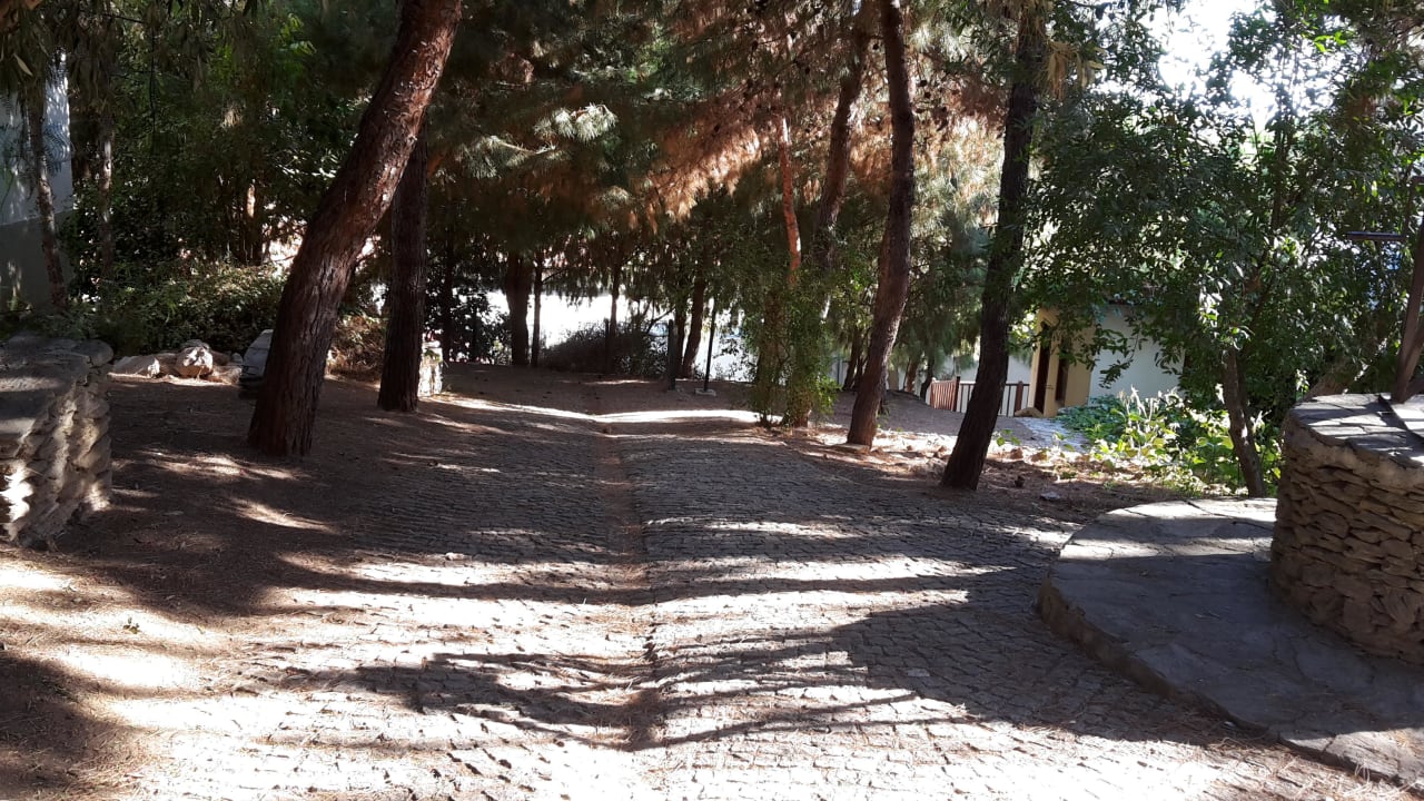 Sehr steile Wege  Teos Village