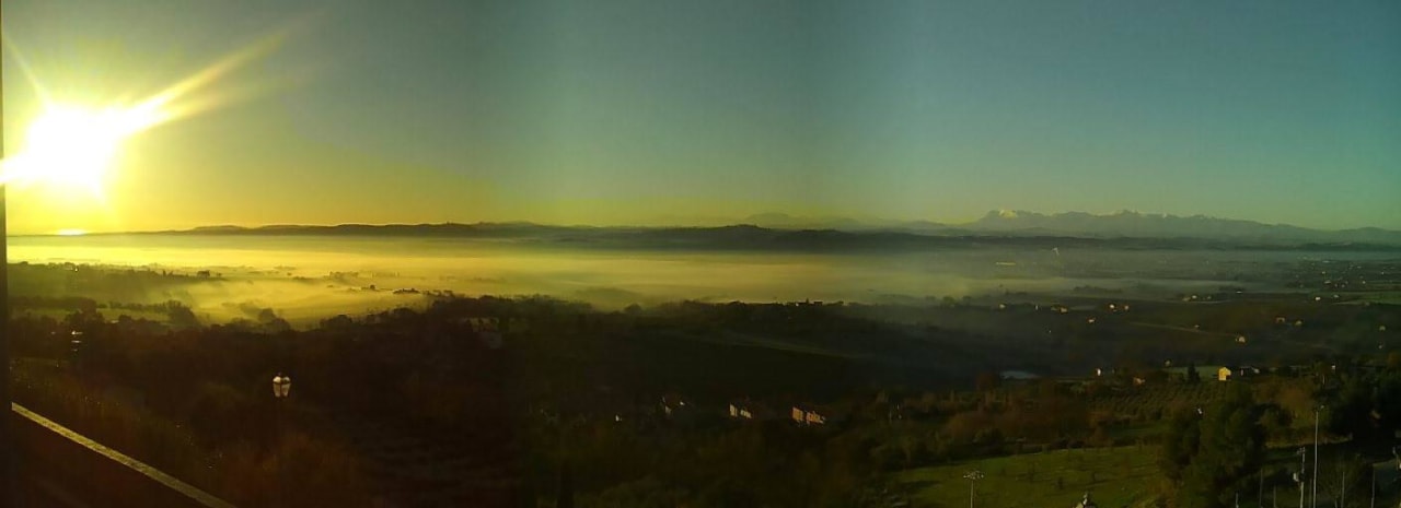 Panorama dalla nostra terrazza La Luma Hotel Restaurant