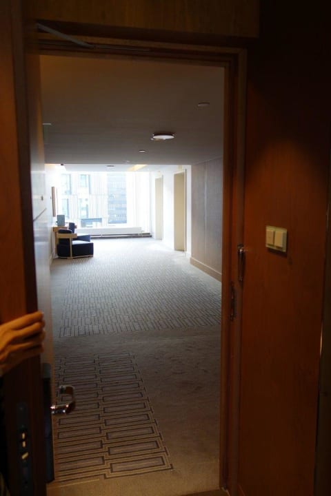 View of the room directly to the elevator Hilton Rotterdam