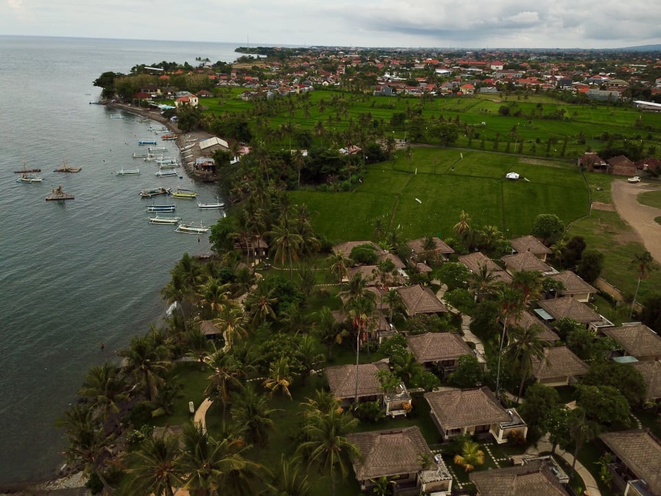 Von oben Puri Bagus Lovina