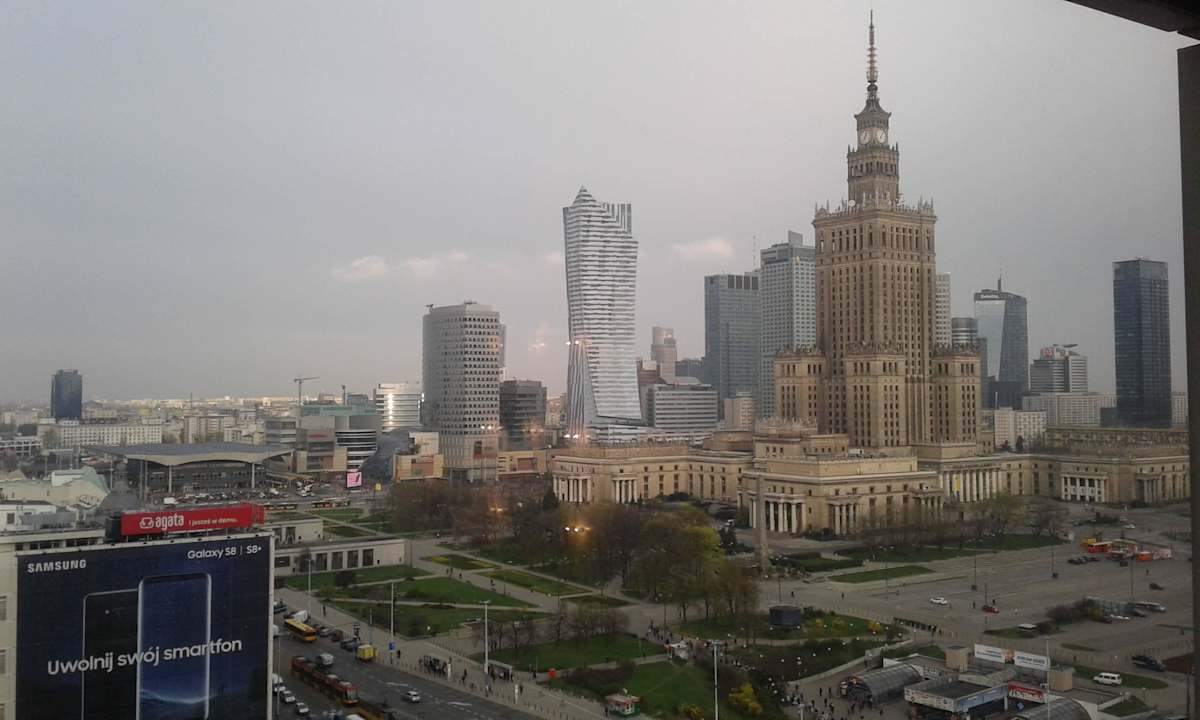 Widok z pokoju Hotel Novotel Warsaw Centrum