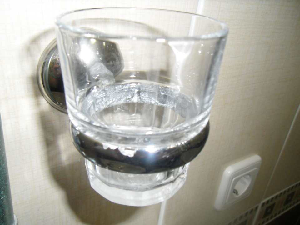 Glasbehälter verdreckt Hotel Nish Bodrum Resort