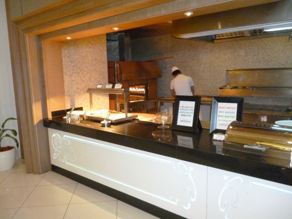 Das Buffet am Abend. Hotel Delphin Imperial