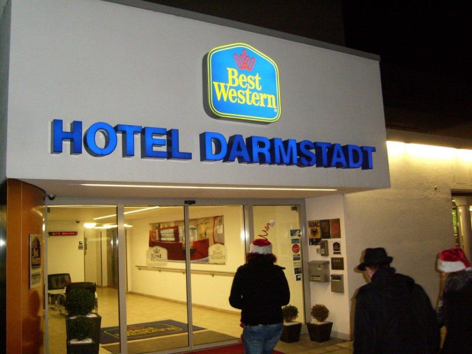 Eingang Best Western Hotel Darmstadt