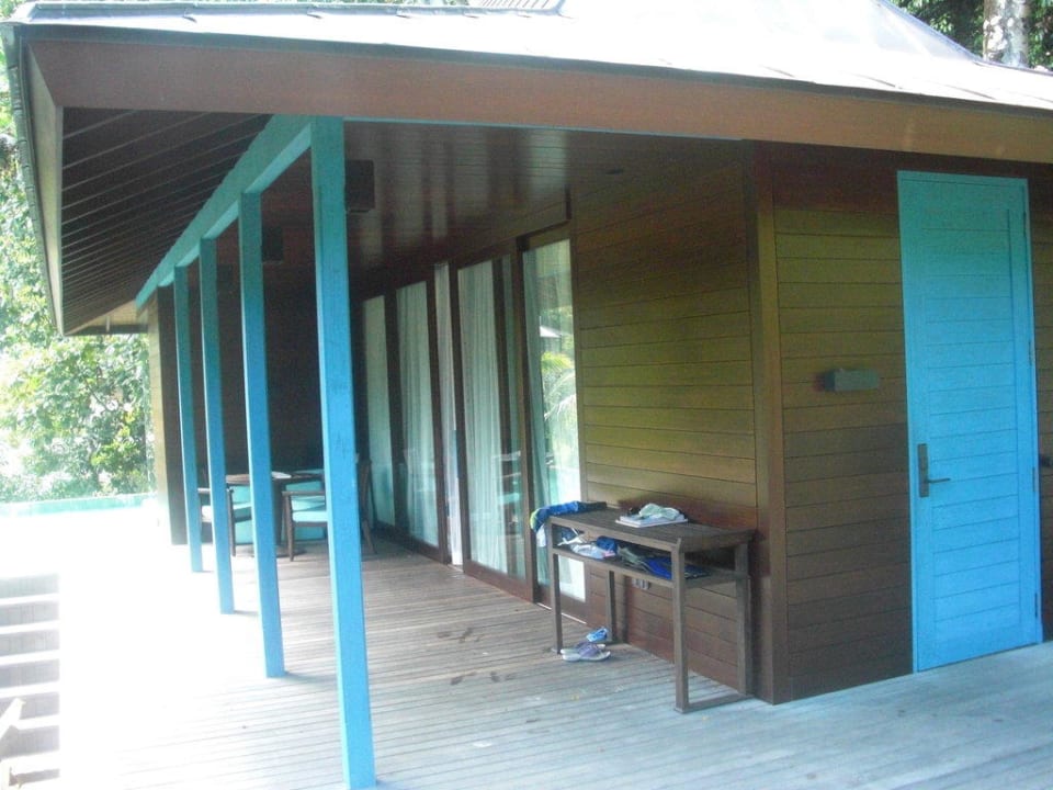 Veranda einer Villa Four Seasons Resort Seychelles
