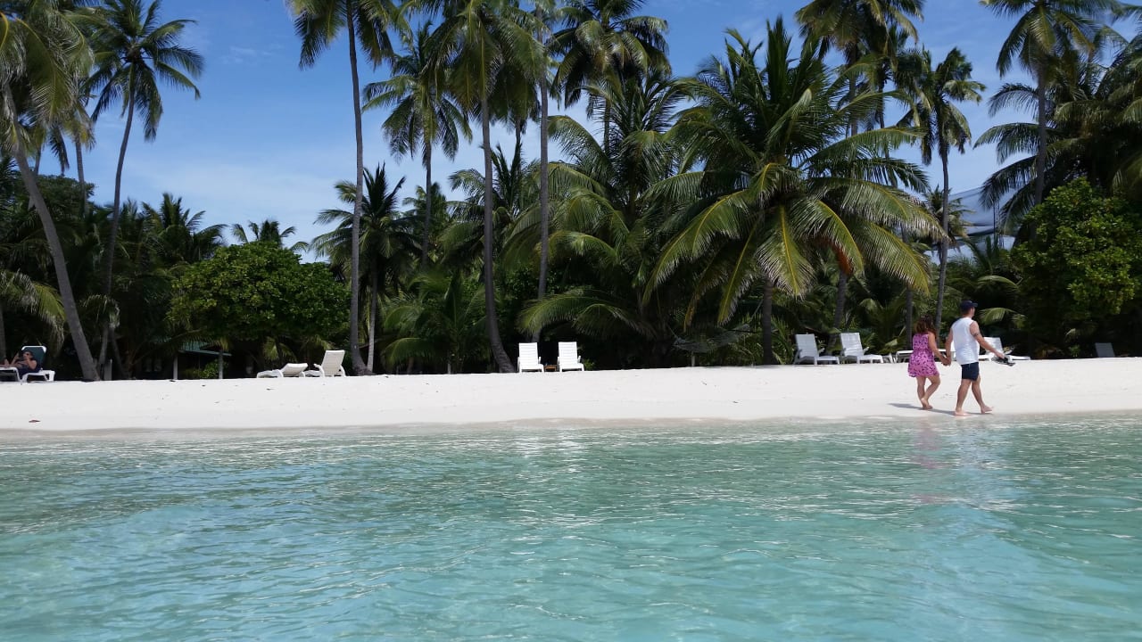 Unser Strand  Meeru Maldives Resort Island
