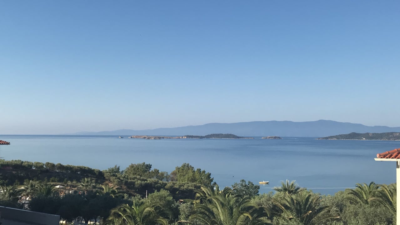 Ausblick Akrathos Beach Hotel