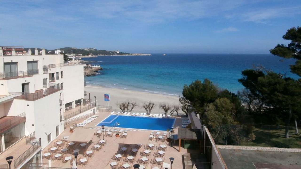 Blick vom Balkon Richtung Ost Hotel Na Forana