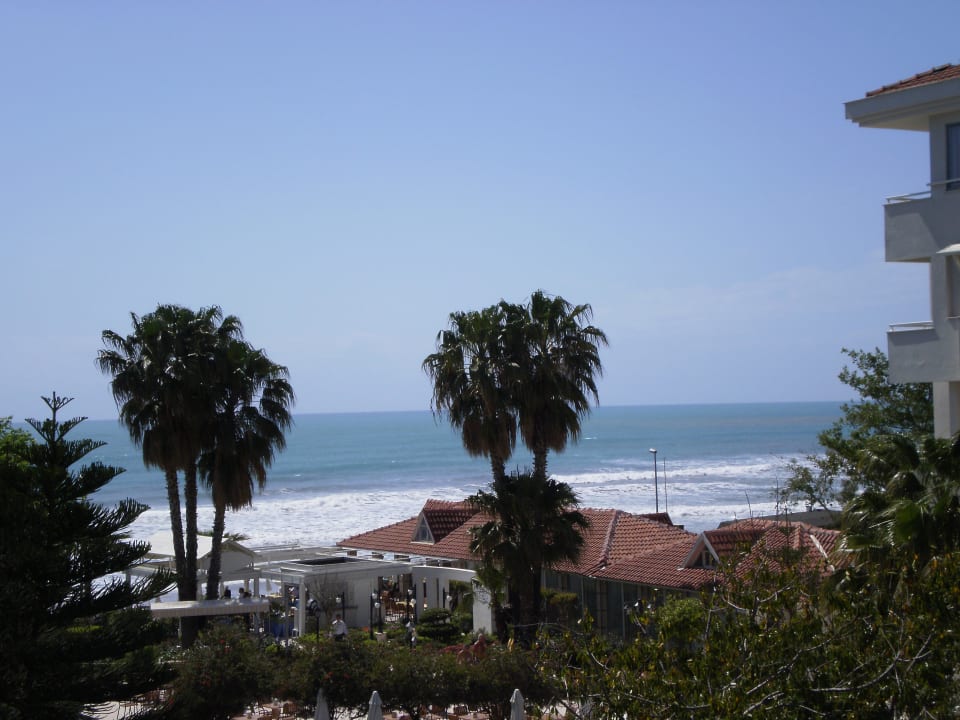 Ausblick vom Zimmer 2. Etage Side Bay Hotel