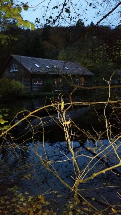 Badehaus mit See Hotel Boltenmühle