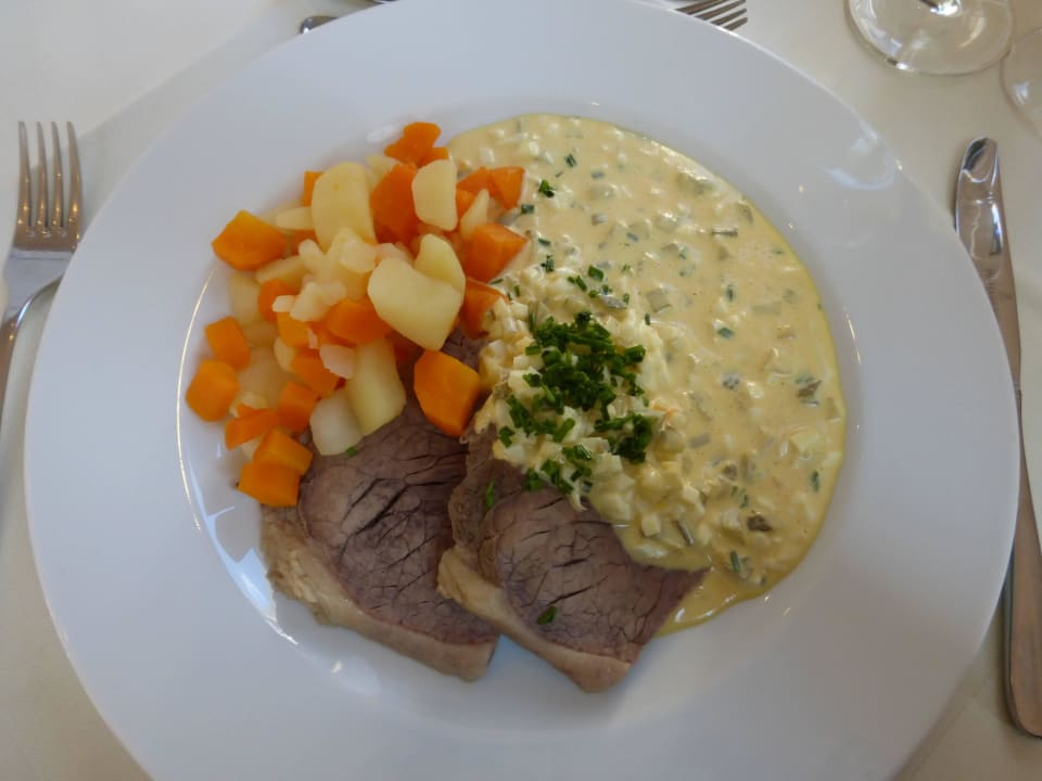3-Gang-Abendmenü - Tafelspitz+Kartoffeln+Remoulade Hotel Moseldomizil