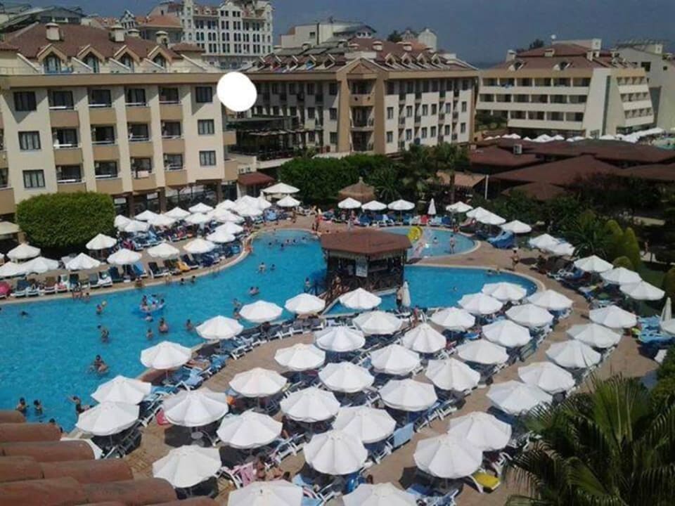Blick vom Zimmer Grand Seker Hotel