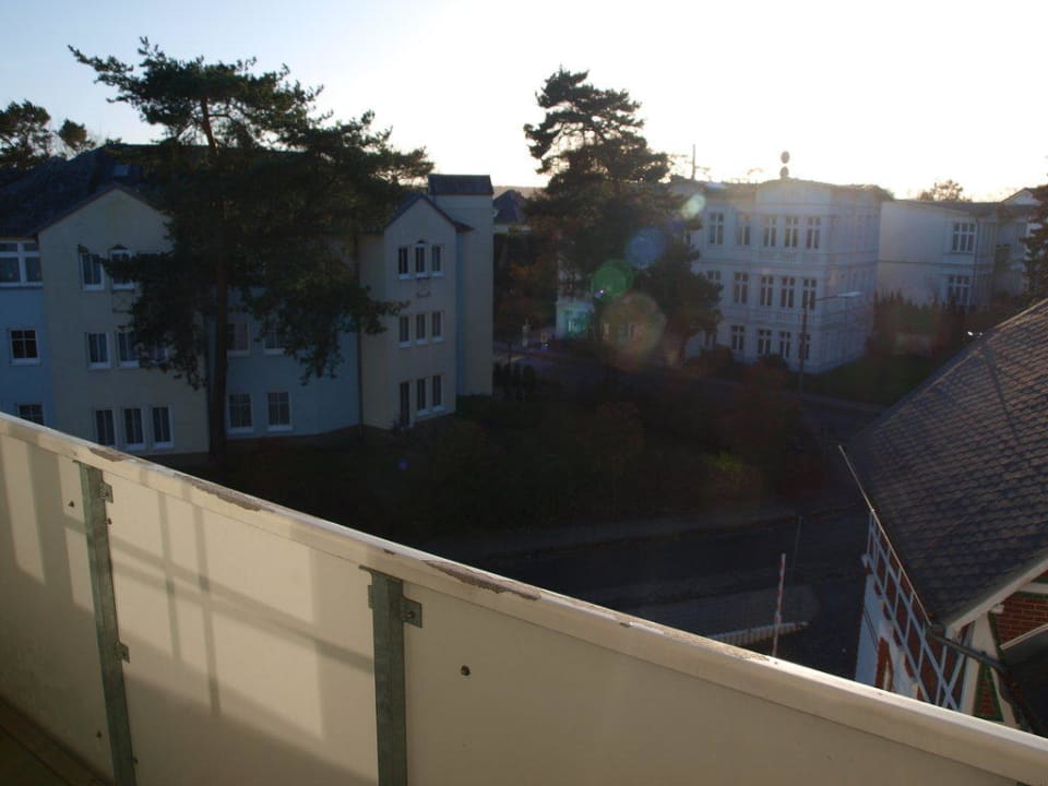 Blick vom Balkon Aurelia Hotel St. Hubertus