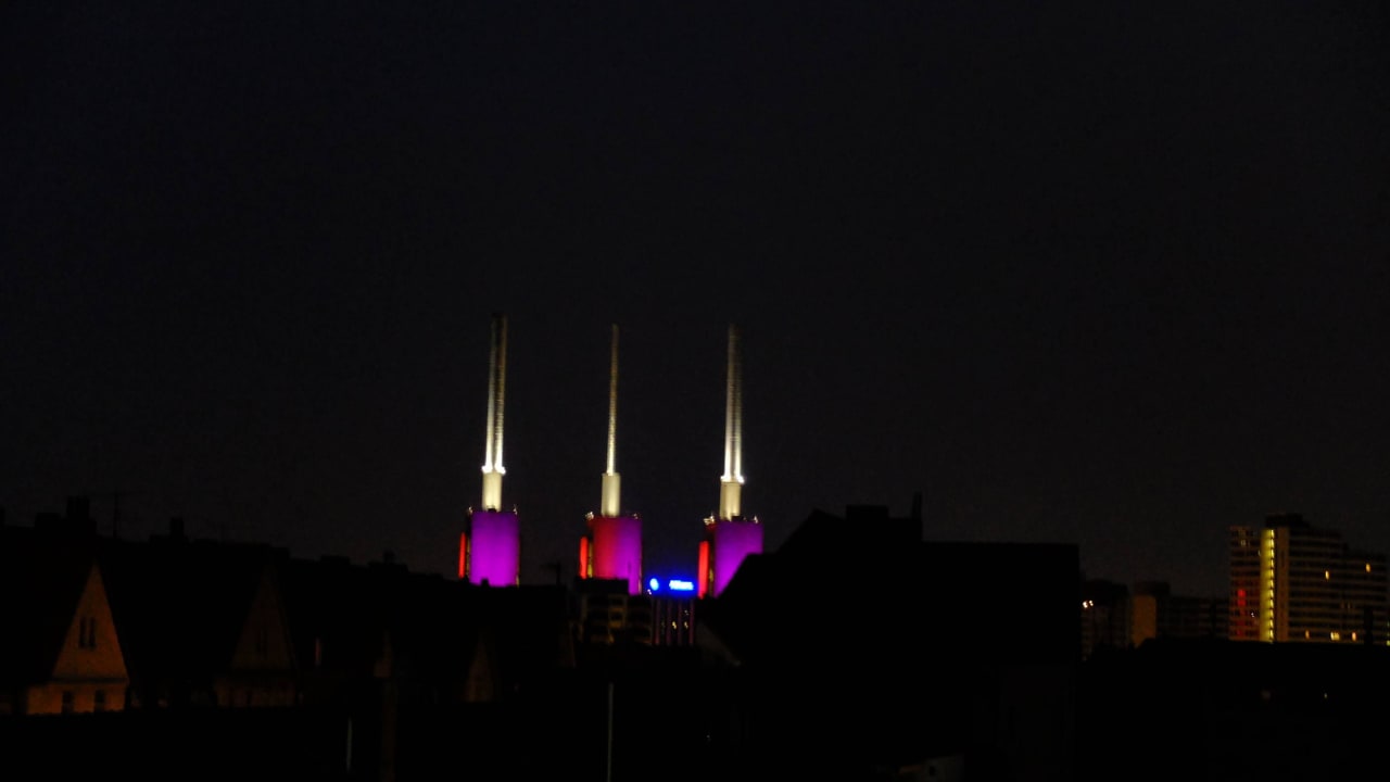 Bei Nacht Hotel Amadeus