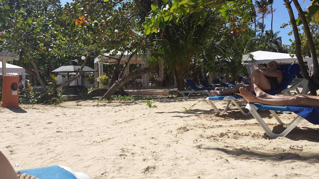 Unser "Stammplatz" - voll (?)  Bahia Principe Grand El Portillo