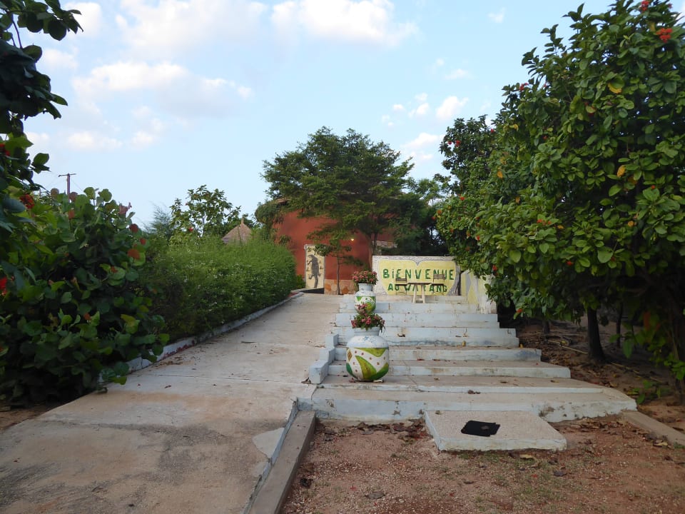 Eingang Hotel Le Warang