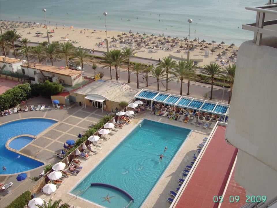 Blick vom Balkon Hotel HM Gran Fiesta