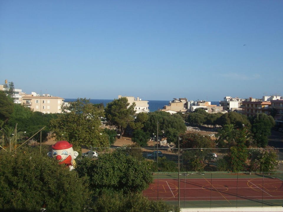 Ausblick Zimmer zur Straße Hotel Mariant Park