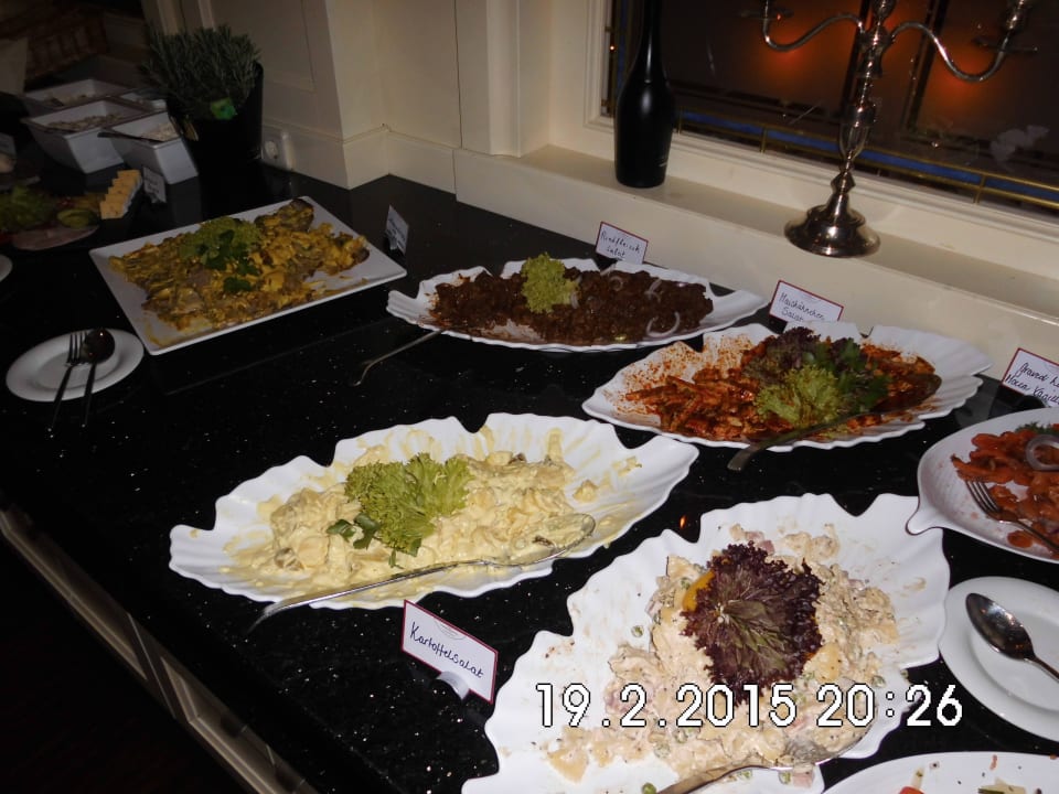 Das Vorspeisenbuffet am Abend Morada Strandhotel Ostseebad Kühlungsborn