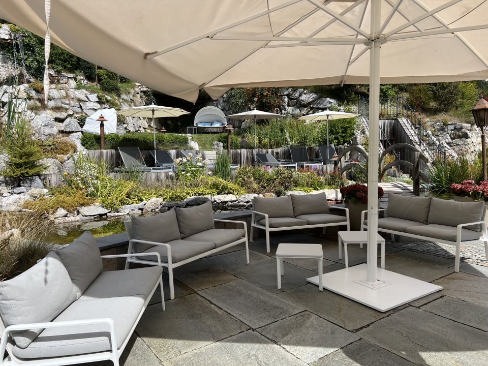 Gartenanlage Schlosshotel Fiss