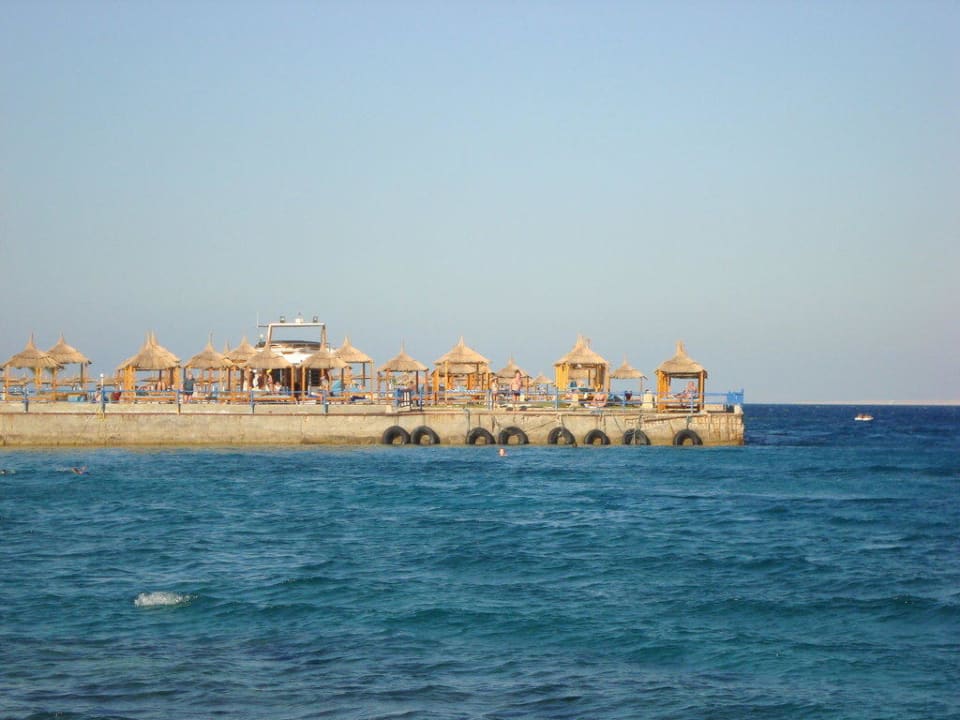 Ausblick vom schwimmenden Steg Pickalbatros Palace Resort
