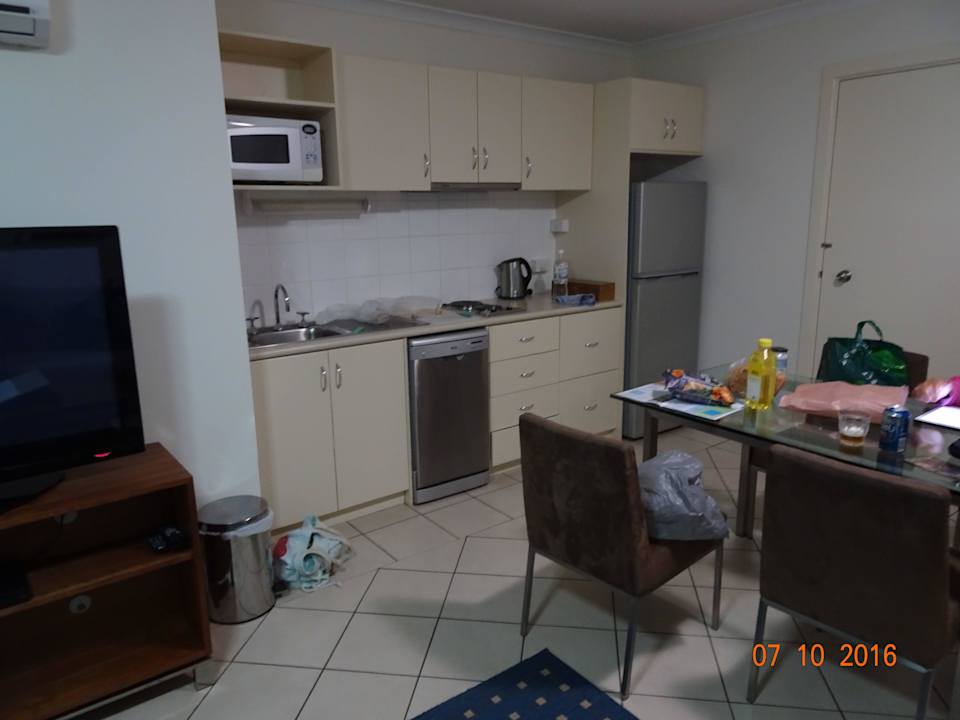 Küchenzeile im Wohnraum Kalbarri Edge Resort