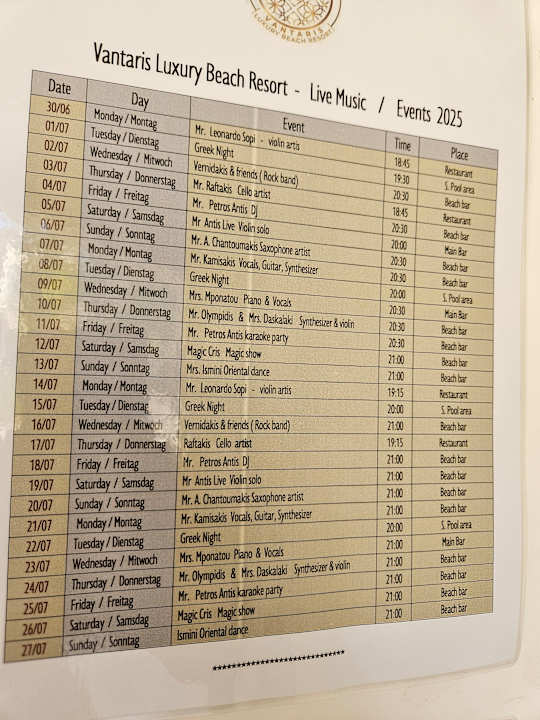 Sonstiges Vantaris Luxury Beach Resort