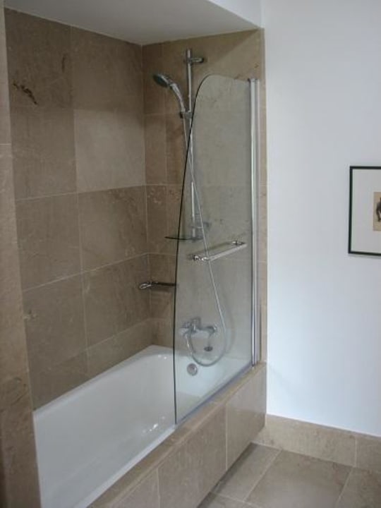 Dusche und Badewanne Landhaus Son Simó Vell