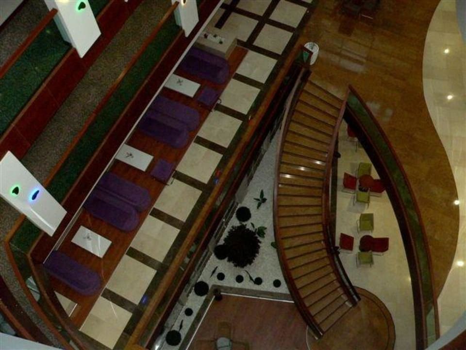 Blick von ganz oben Sunis Evren Beach Resort Hotel & Spa