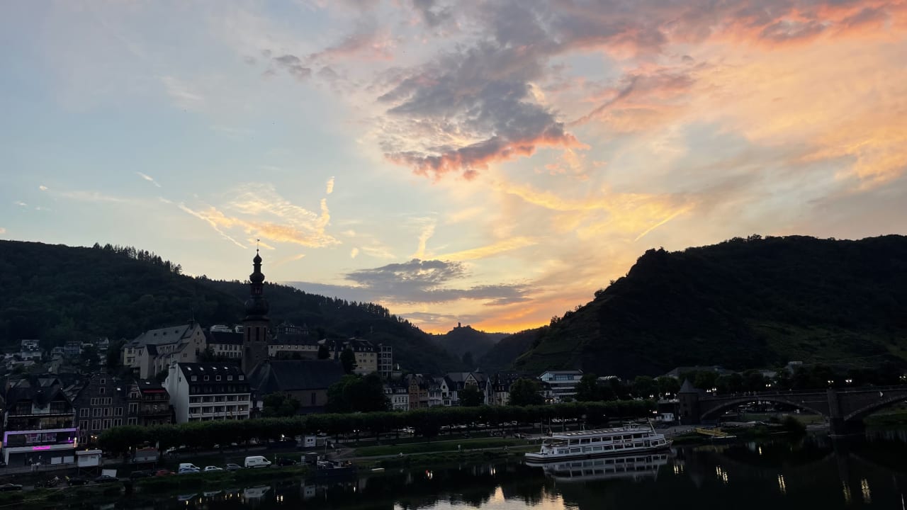 Ausblick Moselstern Hotel Brixiade & Triton