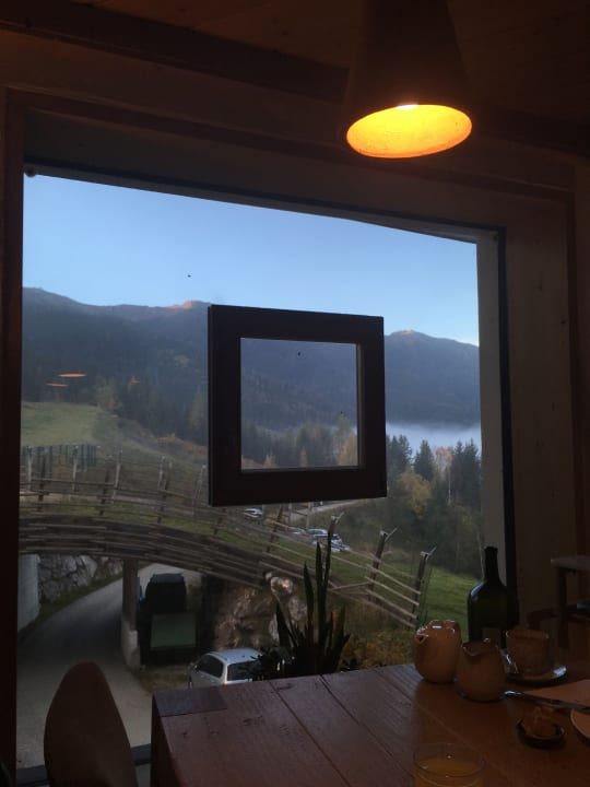 Ausblick Holzhotel Forsthofalm