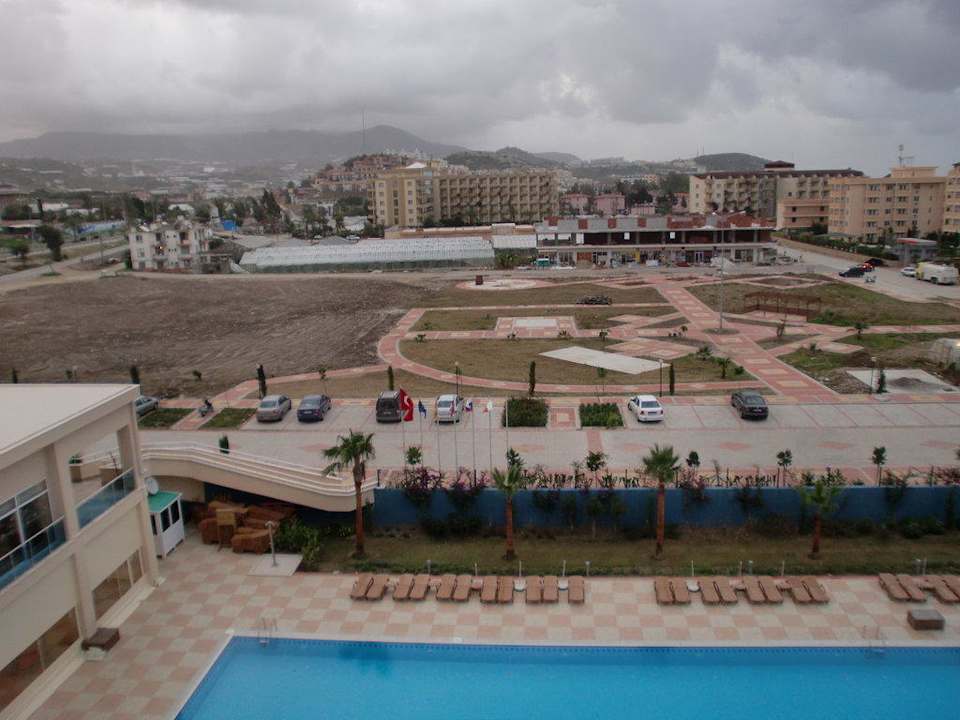 Blick vom Balkon Solivia Hotel